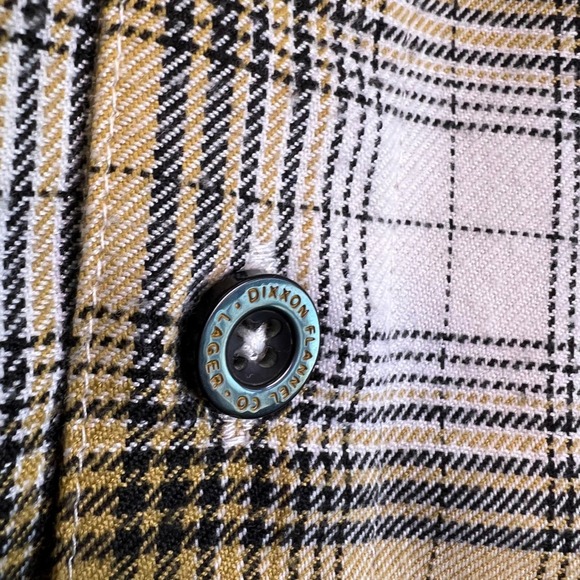 Dixxon Flannel Co Shirt Mens XL The Lager Beer Plaid Long Sleeve Button Up Work - Picture 16 of 16